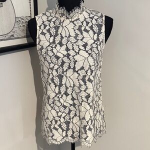 NWOT H&M Women’s White Lace Blouse